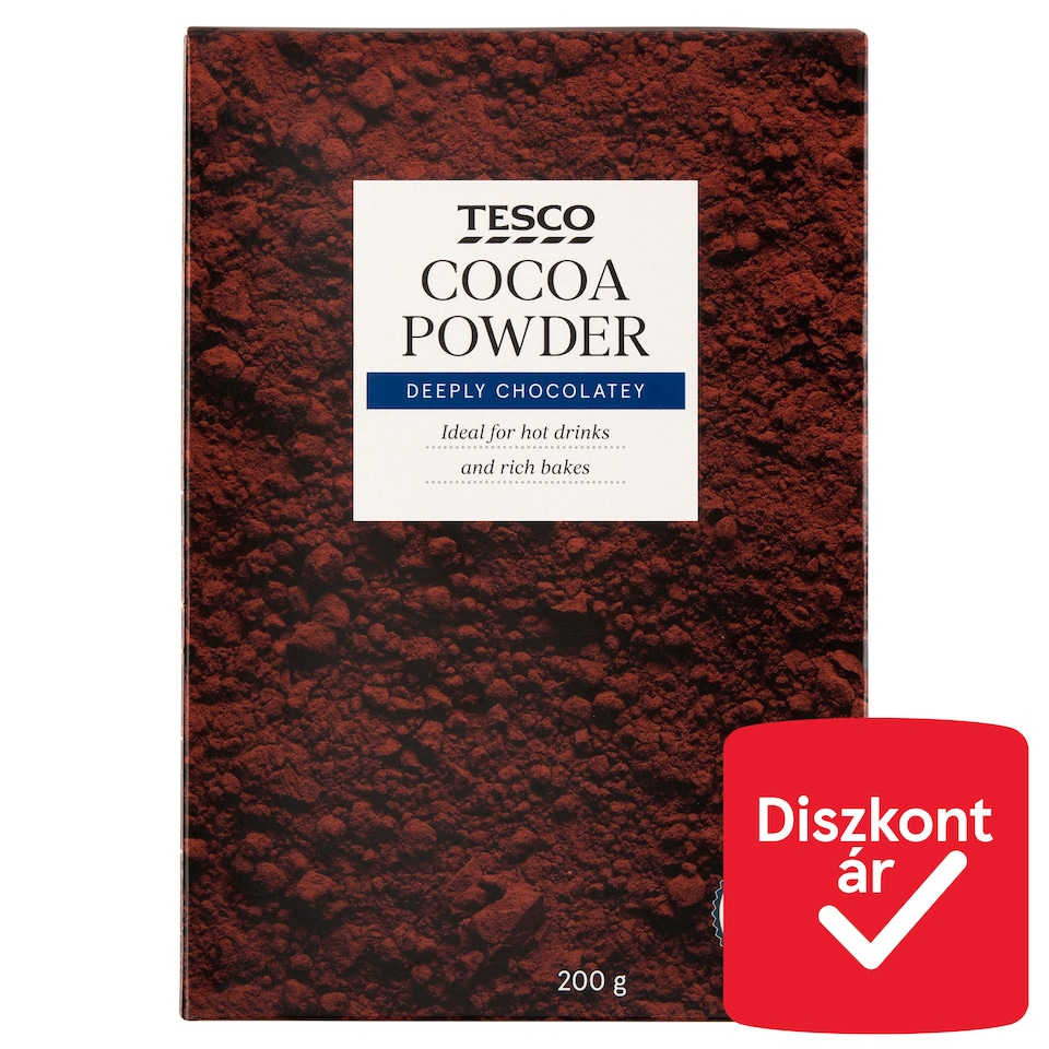 Tesco zsírszegény kakaópor 10-12% 200 g