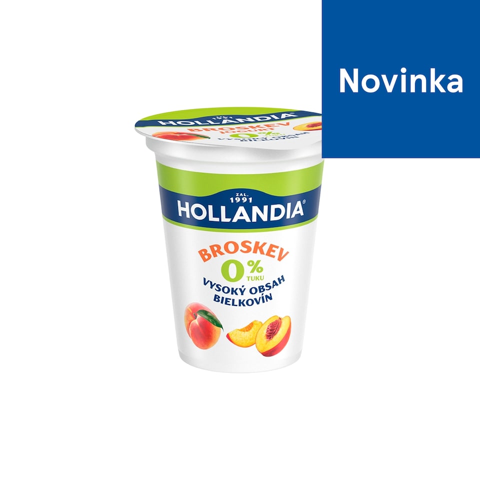 Hollandia Peach Yogurt 0% Fat with BiFi Culture 150 g