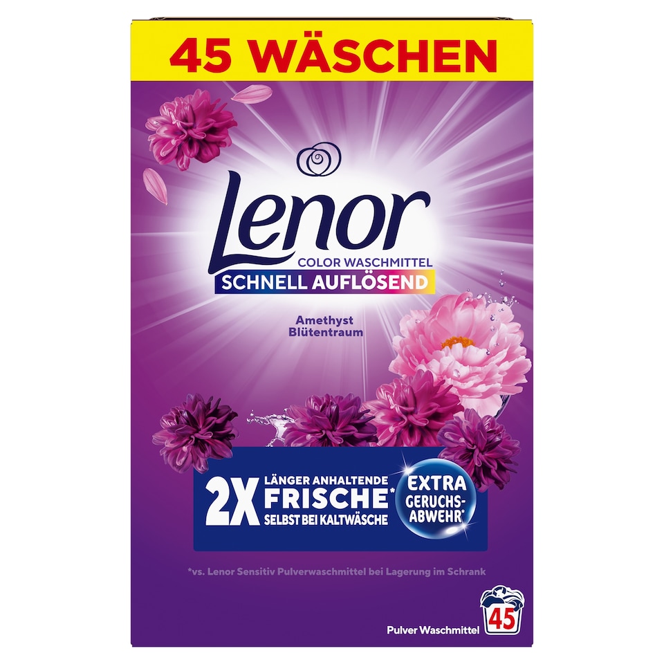 image 1 of LENOR Washing Powder 45 Washes, Flower Bloom