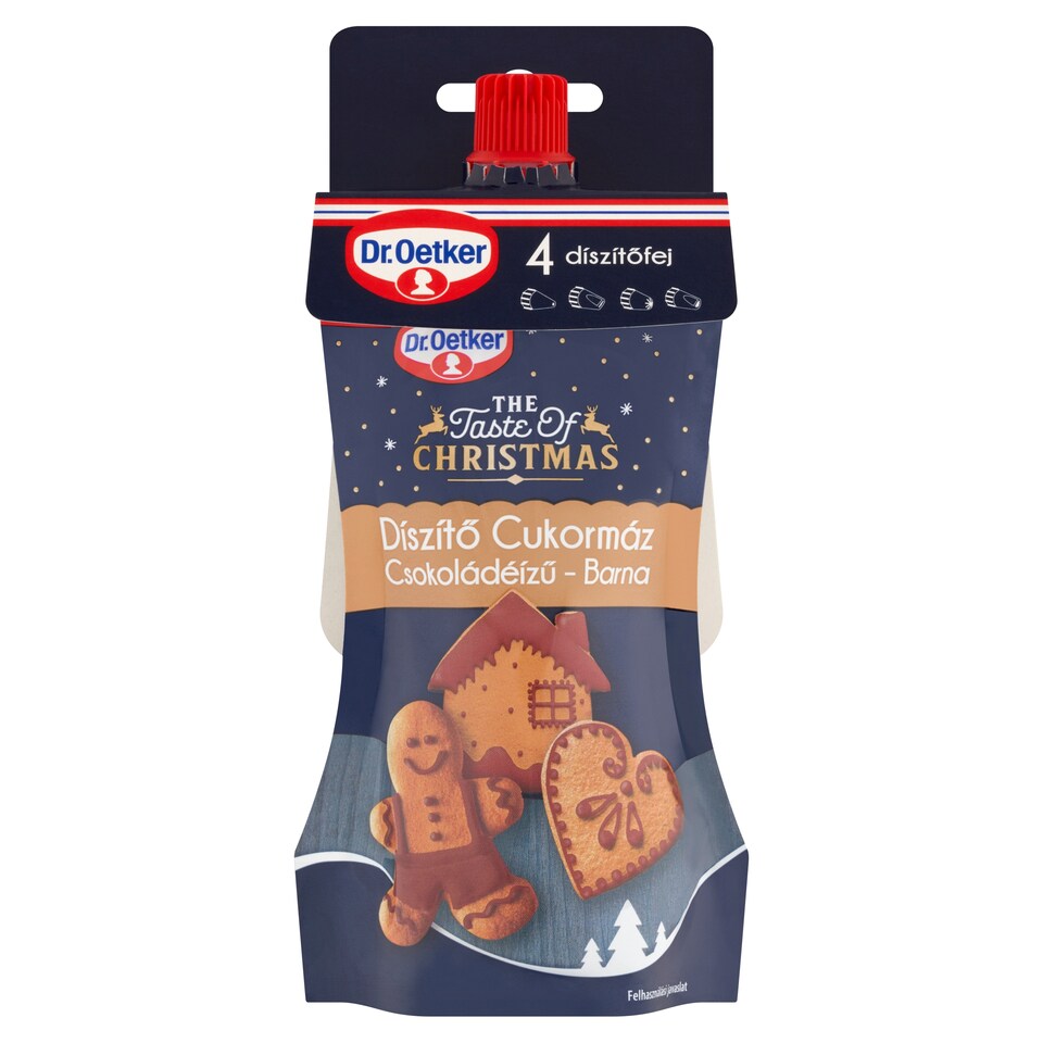 Dr. Oetker csokoládéízű barna díszítő cukormáz 140 g