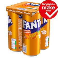 Fanta Pomaranč 4 x 330 ml