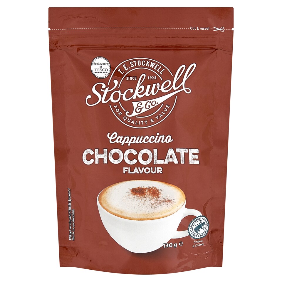Stockwell & Co. Instant Cappuccino with Chocolate Flavour 130 g