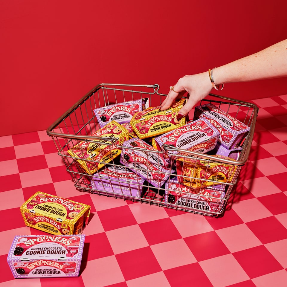 image 1 of Spooners Chocolate Chip Cookie Dough 2x75g