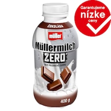 Müller Müllermilch Zero mliečny nápoj s čokoládovou príchuťou 400 g