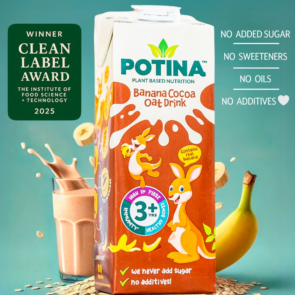 image 1 of POTINA Banana Cocoa Oat drink 1 Litre