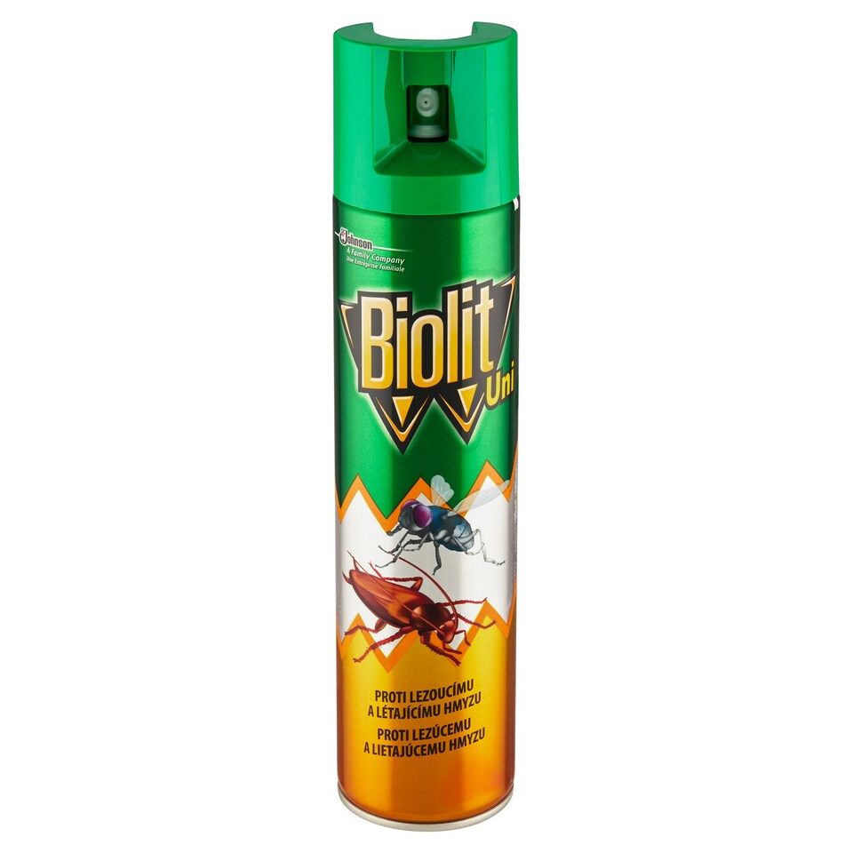 obrázok 1 z Biolit Uni proti lezúcemu a lietajúcemu hmyzu insekticíd v spreji 400 ml