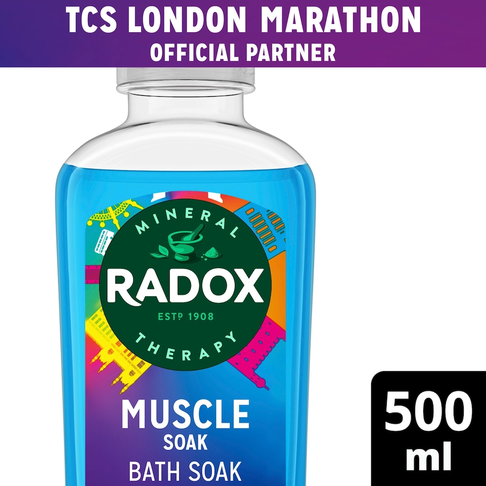 image 1 of Radox Muscle Soak Bath Soak Bubble Bath 500ml