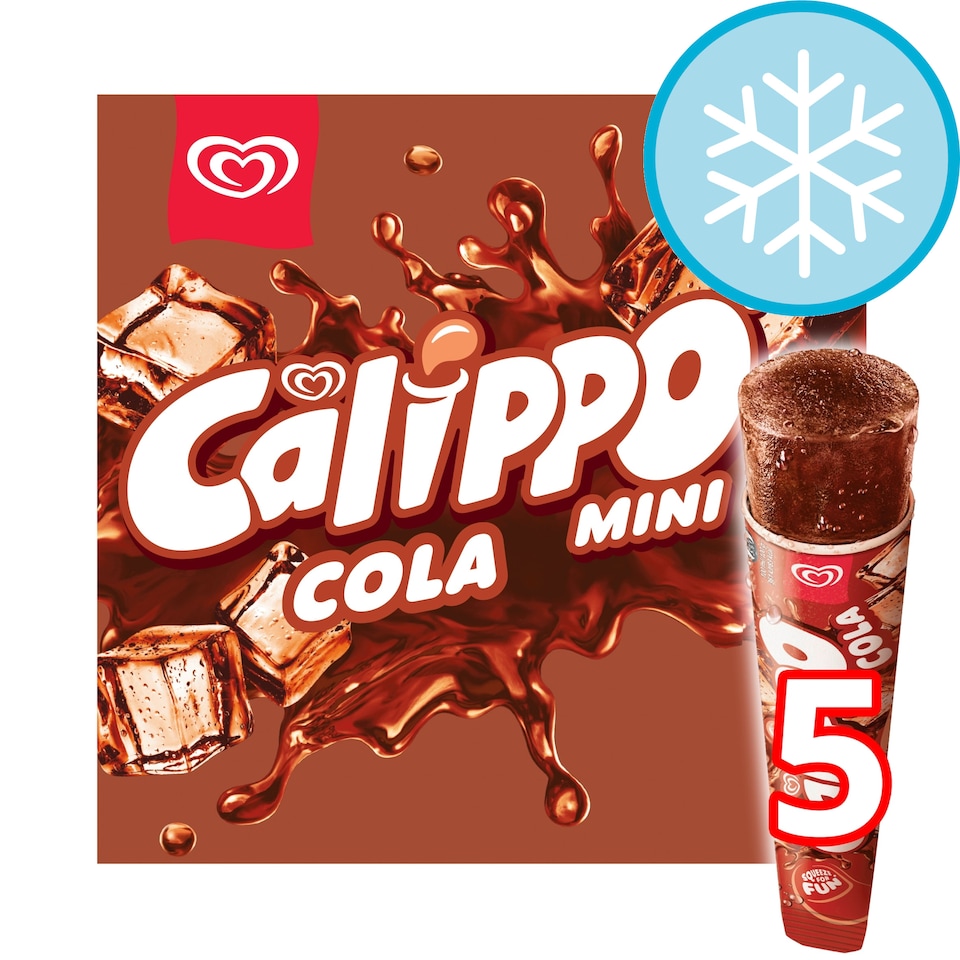 image 1 of Wall's Calippo Mini Cola Ice Lollies 5x80ml