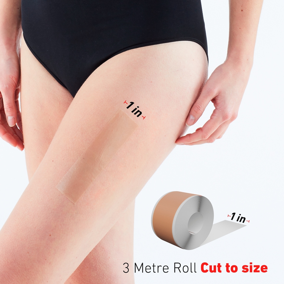image 1 of Neo G Opti-Heal Soft Silicone Medical Tape 2.5cm X 3m