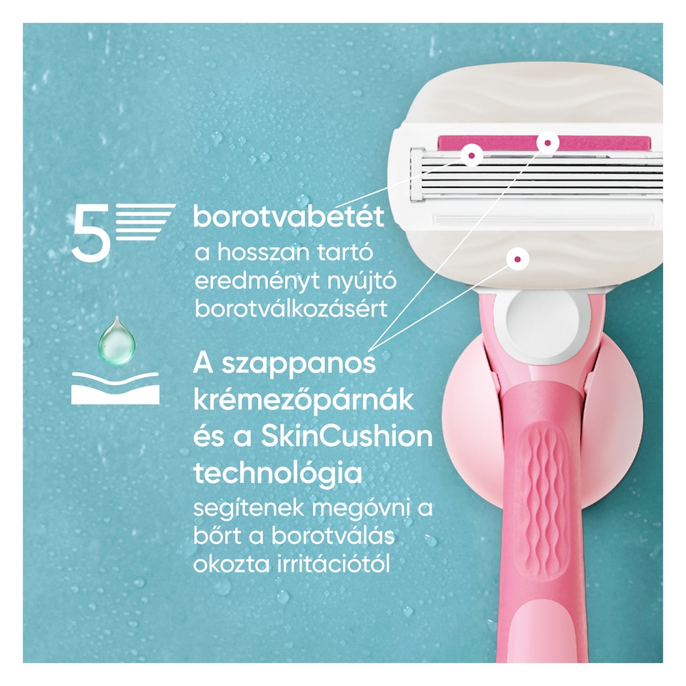 image 1 of Gillette Venus ComfortGlide Sugarberry Scented Miami Women’s Razor 1 Refill Razor