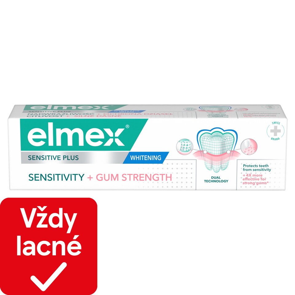 obrázok 1 z Zubná pasta elmex® Sensitivity + Gum Care Whitening 75 ml