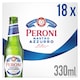 image 1 of Peroni Nastro Azzurro Beer Lager Bottles 18x330ml