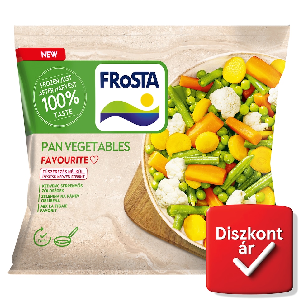 FRoSTA gyorsfagyasztott kedvenc serpenyős zöldségek 400 g