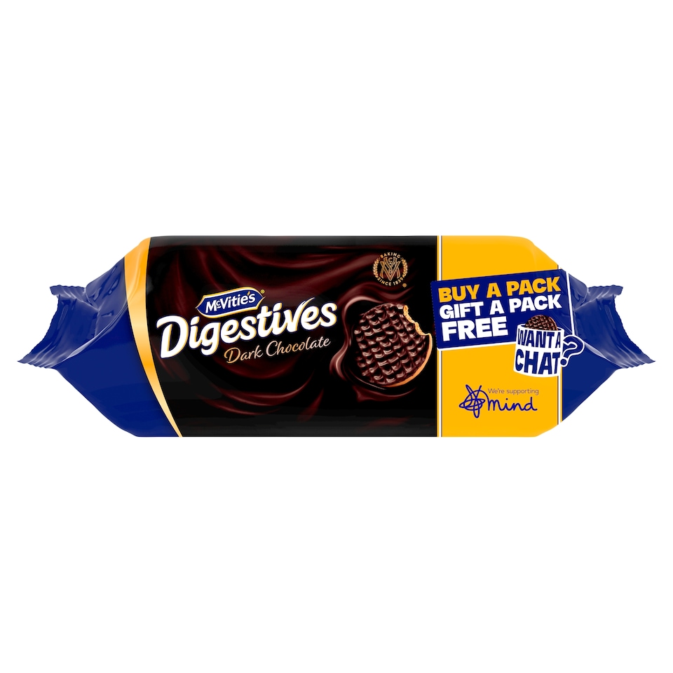 image 1 of McVitie's Digestives Dark Chocolate Biscuits 266g