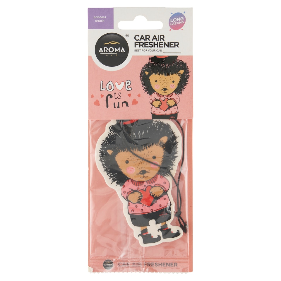 Aroma Car Love is Fun ježek osvěžovač vzduchu do automobilu 1 ks