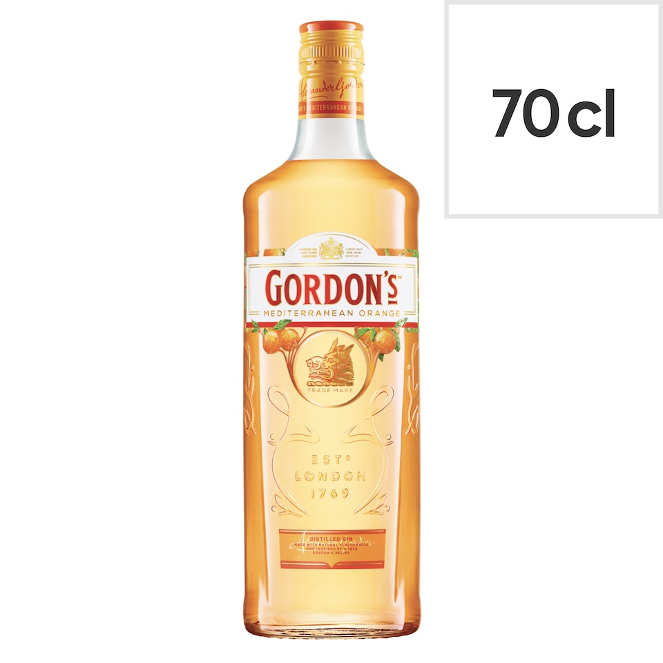 image 1 of Gordon's Mediterranean Orange Gin Bottle 37.5% Vol 70Cl 