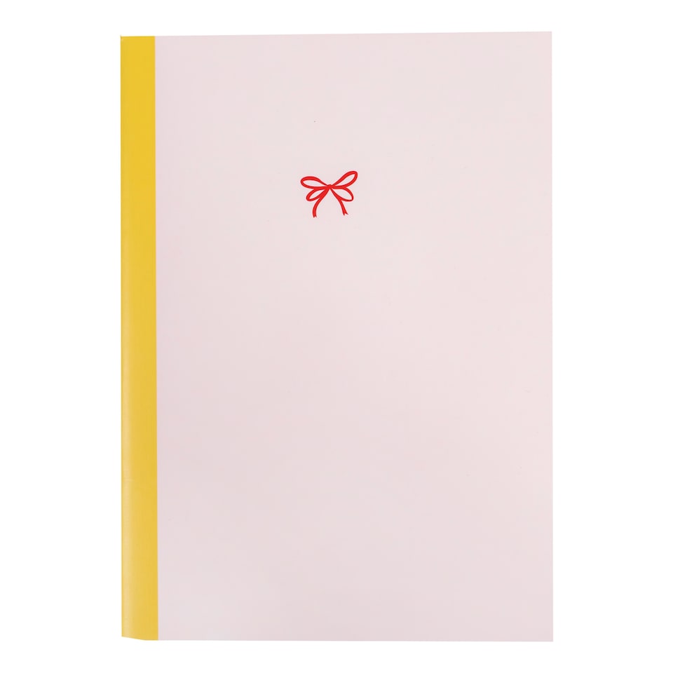 Gingham Bow A5 Exercise Book