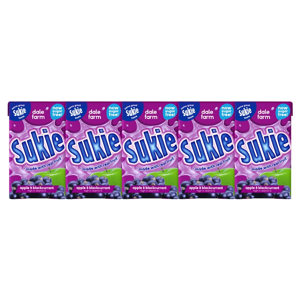 Dale Farm Sukie Apple & Blackcurrant 10 Pack