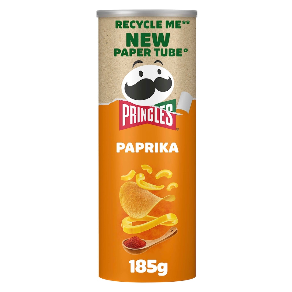 image 1 of Pringles Paprika Sharing Crisps 185g