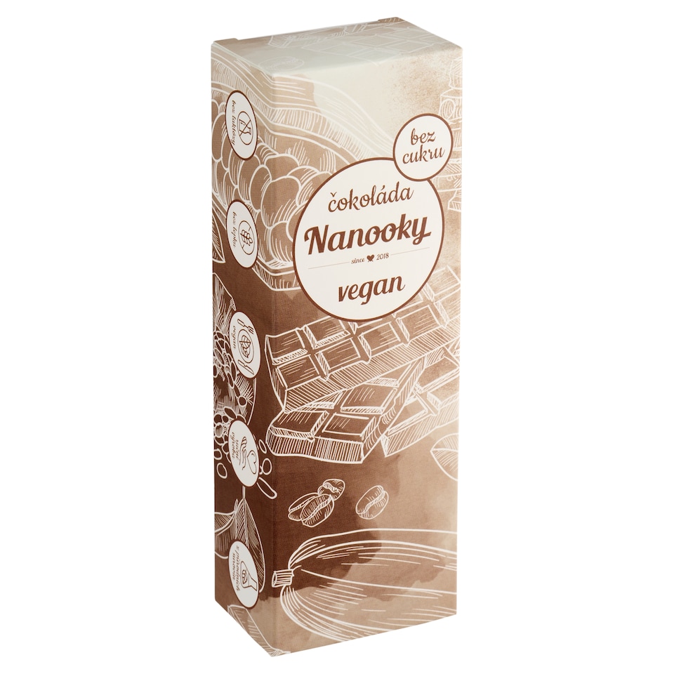 Obrázek 1 pro produkt Nanooky Mražený veganský krém bez cukru čokoláda 90ml