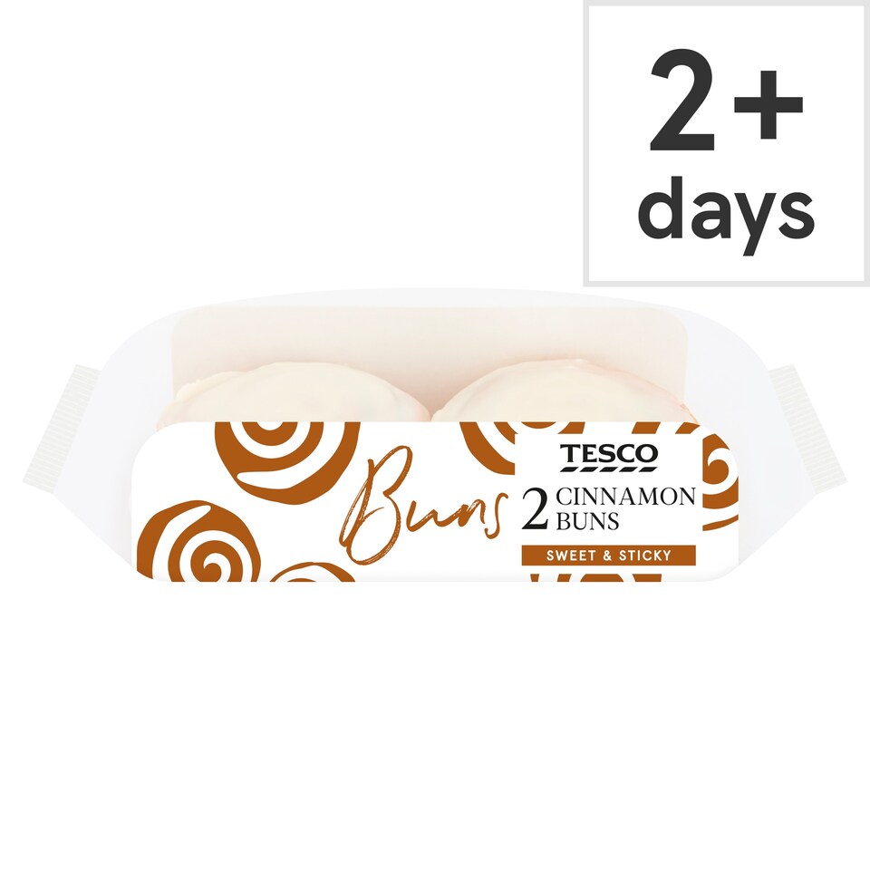Tesco Cinnamon Buns 2 Pack