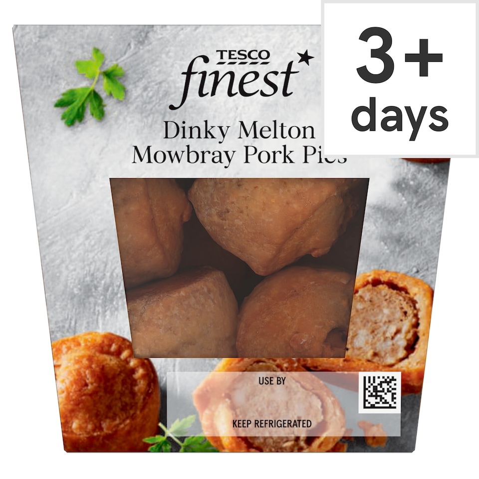 Tesco Finest Dinky Melton Mowbray Pork Pies 200G