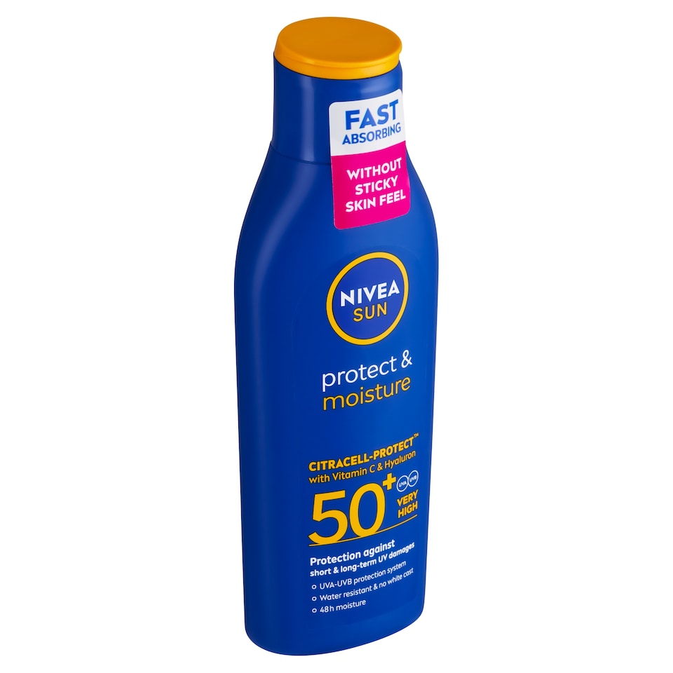 image 1 of Nivea Sun Protect & Moisture Moisturizing Sun Lotion SPF 50+ 200ml