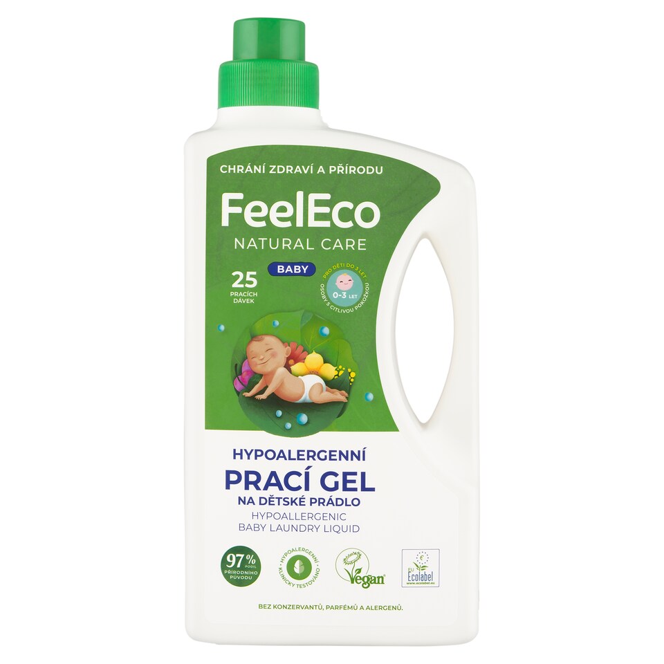 FeelEco Baby Hypoallergenic Laundry Liquid 25 Washes 1.5L