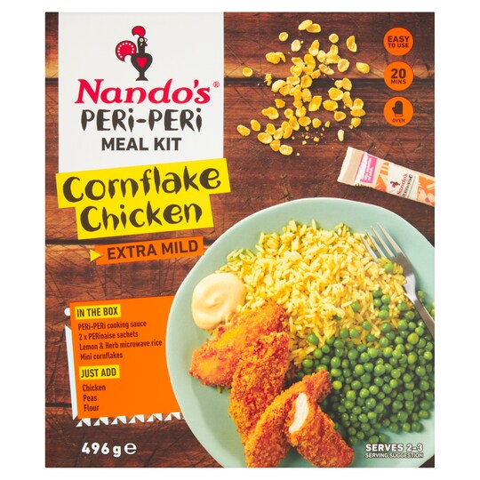 Nando's Cornflake Chicken Meal Kit 496G Tesco Groceries