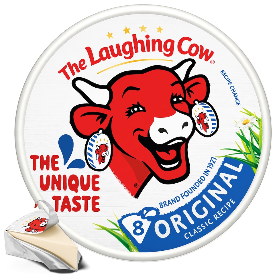 image 1 of Laughing Cow Original Cheese Spread Triangles 8 Pack 133G