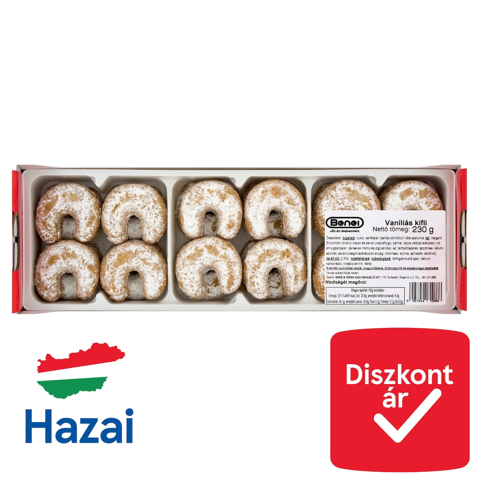Benei Vanilla Crescent 230 g