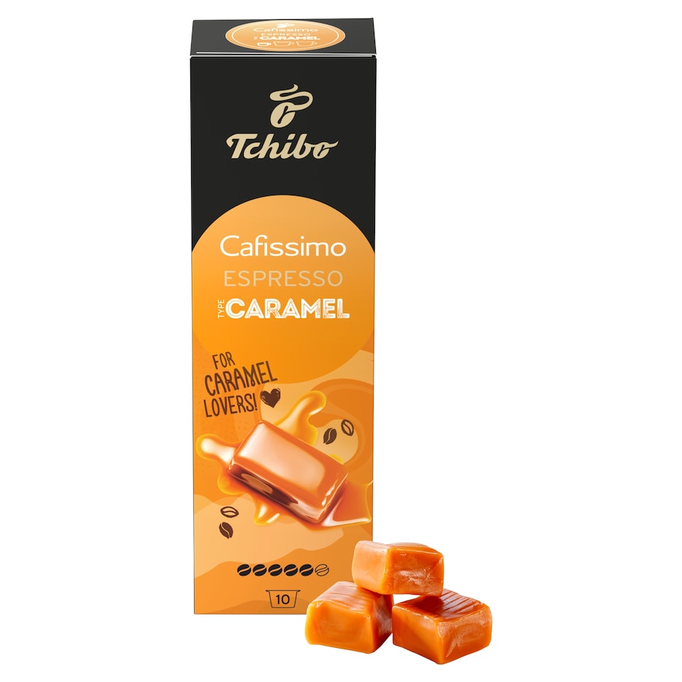 Tchibo Cafissimo Espresso Flavored Edition Caramel kávékapszula 10 db 75 g