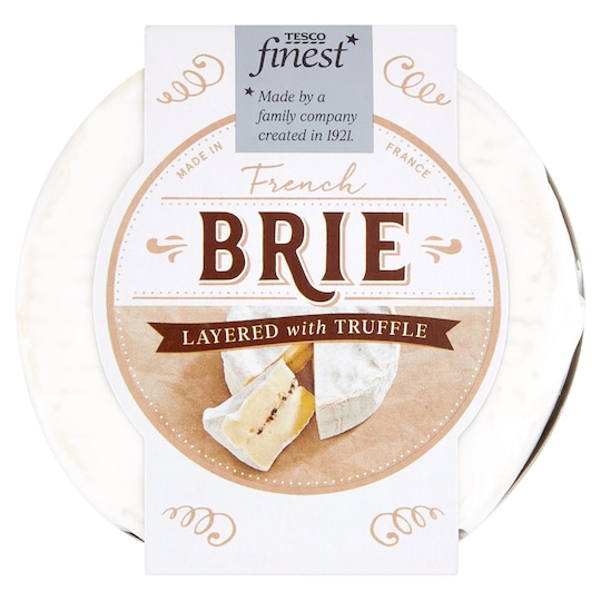 Tesco Finest French Brie With Truffle 135G Tesco Groceries