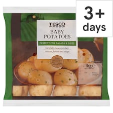 Tesco Baby Potatoes 1Kg