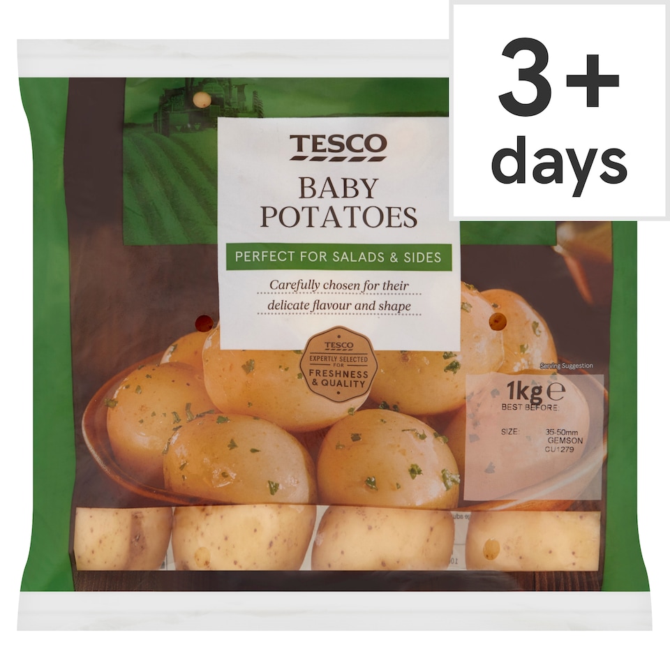 Tesco Baby Potatoes 1Kg