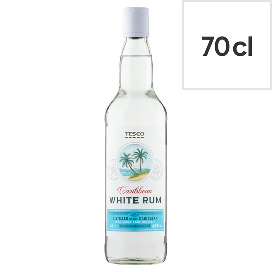 Tesco White Rum 70Cl Bottle Tesco Groceries