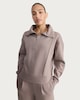 image 2 of F&F Active AFTERCLASS Half Zip Co-ord Sweatshirt in Brown