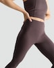 image 2 of F&F Active Ribbed High Waisted Co-ord Leggings in Brown