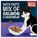image 2 of FELIX Doubly Delicious Senior Salmon & Vegetables Dry Cat Food 750g