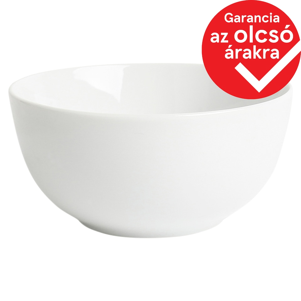 Tesco Core White Cereal Bowl