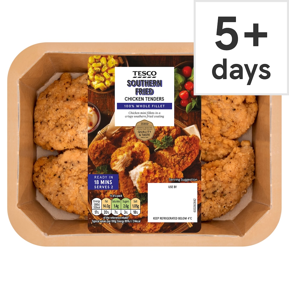 Tesco Southern Fried Chicken Tenders 320g