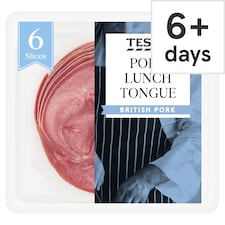 Tesco British Pork Lunch Tongue Slices 120g