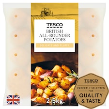 Tesco All Rounder Potatoes 2.5Kg