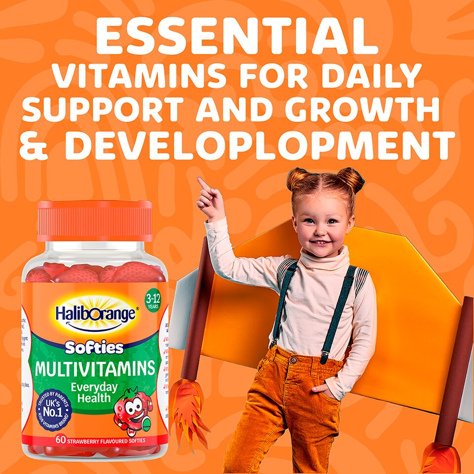 image 1 of Haliborange Softies Multivitamins - Strawberry Flavour 60s