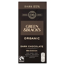 Green And Blacks Organic 85% Dark Chocolate Bar 100G