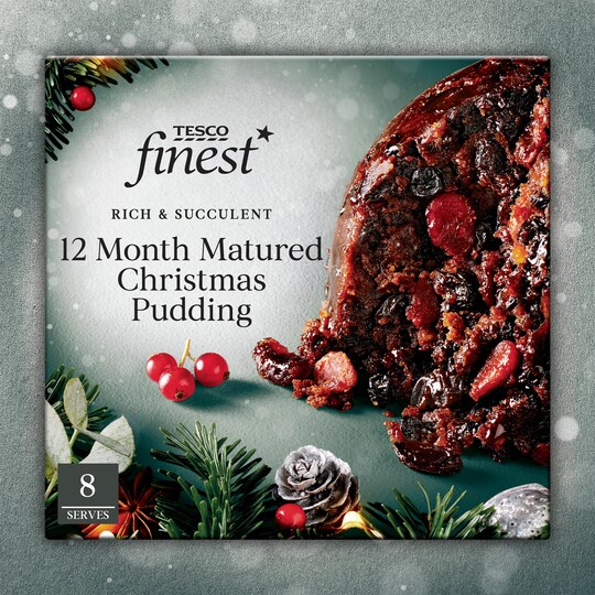 Tesco Finest Christmas Pudding 800G Tesco Groceries