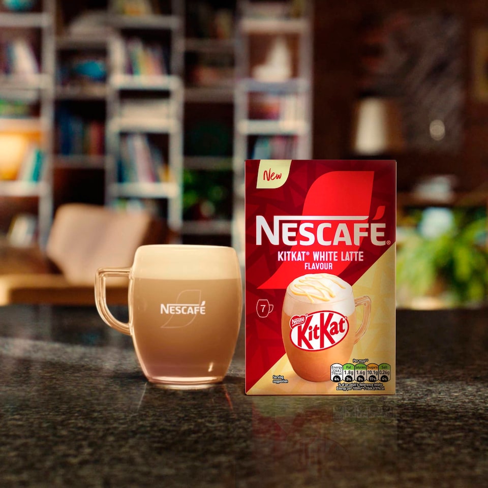 image 1 of NESCAFE KitKat White Latte 7 Sachets 140G