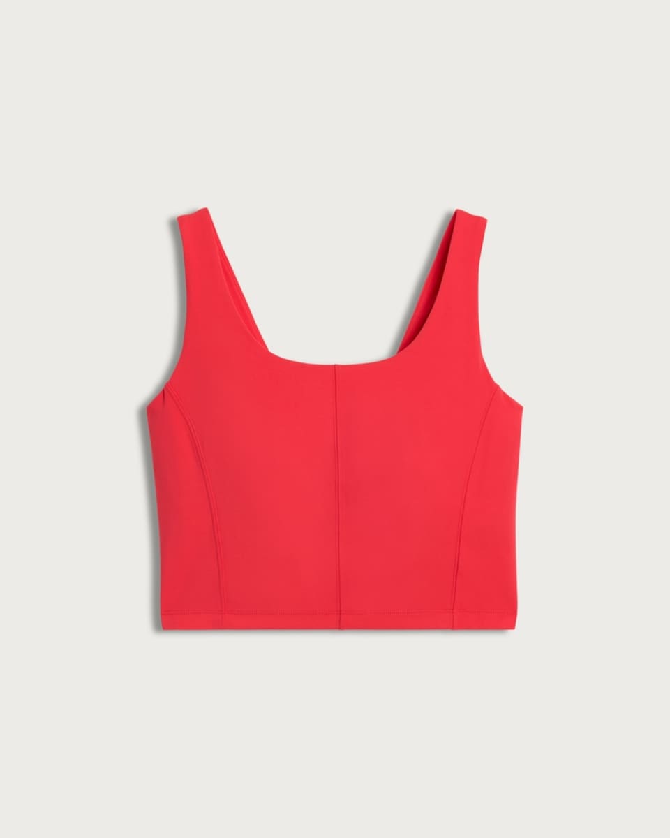 image 1 of F&F Active ULTRAMOVE Scoop Neck Vest in Red