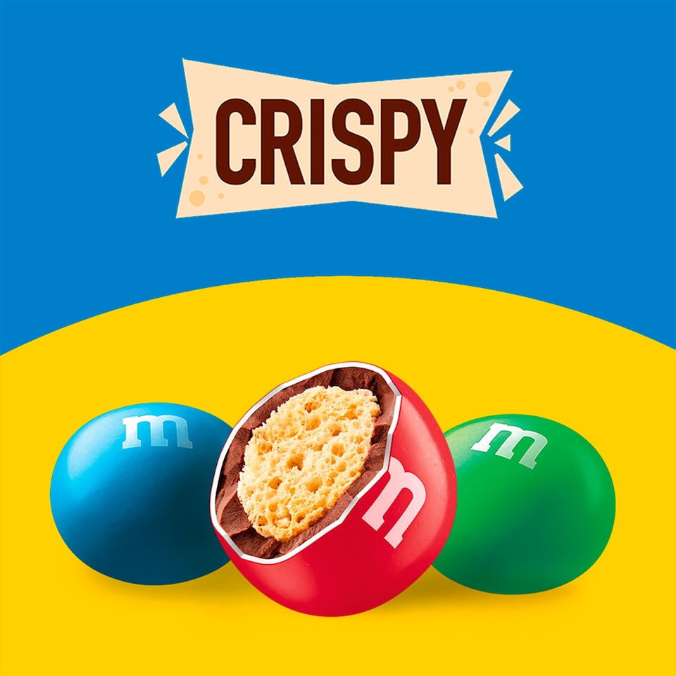 image 1 of M&M's Crispy Milk Chocolate Pouch Bag 187g