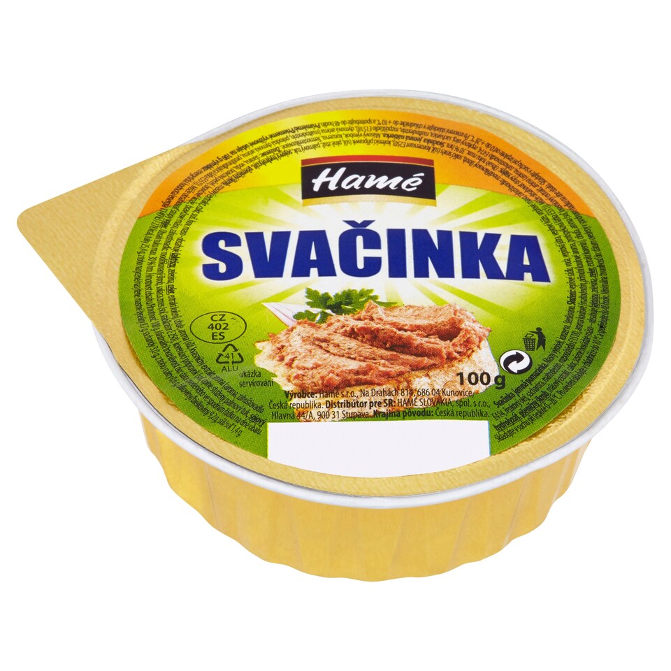 Hamé Svačinka jemná pomazánka 100g